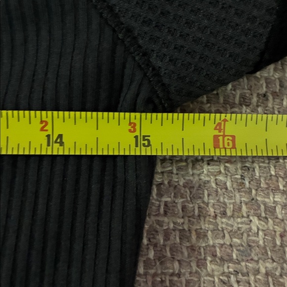 Y2K 90’s Wild Fable Baby Tee Gray Crop Top Ribbed Minimalist Size Small Baddie - Picture 8 of 9